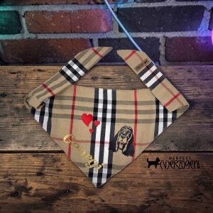Hunde Bandana British Style Tartan Muster Classic