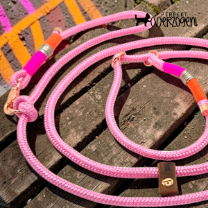 Retreiverleine Seil mit Takelung, verstellbar.