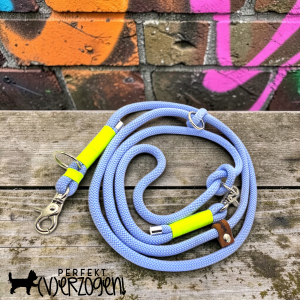 Tauleine, hellblau / neongelb, 3-fach verstellbar