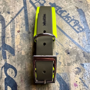 Biothane Halsband Double Layer, mit Name und Telefonnummer gelasert