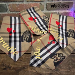 Hunde Bandana British Style Tartan Muster Classic