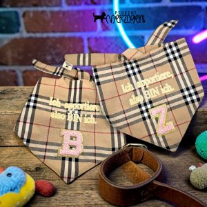 Hunde Bandana British Style Tartan Muster Classic