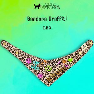 Hundehalstuch / Bandana Graffiti Leo
