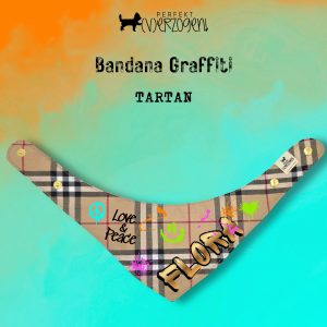 Hundehalstuch / Bandana Graffiti Tartan
