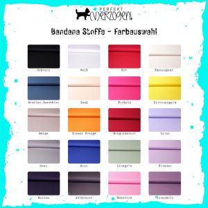 Bandana Stoffe Farbauswahl (1)